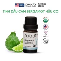 Tinh dầu Cam Bergamot hữu cơ nguyên chất PURA D’OR Therapeutic Grade Bergamot Essential Oil 10ml