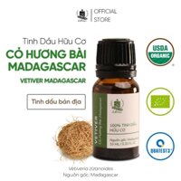 Tinh Dầu Cỏ Hương Bài (Madagascar) - 100% Nguyên Chất Hữu Cơ - Le Rustique - Tinh Dầu Bản Địa Madagascar