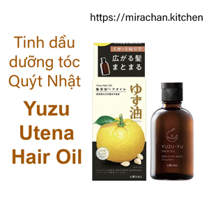 Tinh dầu dưỡng kích thích mọc tóc Utena Yuzu Hair Oil 60ml