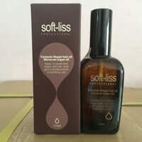 Tinh dầu dưỡng tóc Argan Soft Liss 125ml ( mãu tròn) "