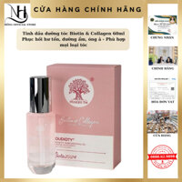 Tinh dầu dưỡng tóc Biotin & Collagen Voudioty Pasiori Tm OGX 60ml, tinh chất hoa hồng Ý giúp tóc chắc khỏe