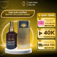 TINH DẦU DƯỠNG tóc Biotin Collagen LUXURY Ungex Bóng Tóc Chống Hư Tổn Chẻ Ngọn Danawa 60ml