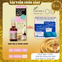 Tinh Dầu Dưỡng Tóc Bồng Bềnh Bóng Mượt LÚCIDO-L ARGAN RICH Hair Treatment Oil 60ml