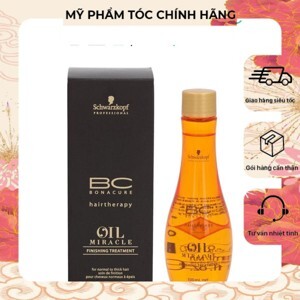 Tinh dầu dưỡng tóc cho tóc dày Schwarzkopf BC Oil Miracle Finishing Treatment - 100ml