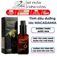 Tinh dầu dưỡng tóc MACADAMIA serum Dưỡng Tóc uốn Luodais NUT OIL 50ML