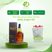 Tinh dầu dưỡng tóc Serum Kella Argan Oil Phục hồi Tóc Hư tổn 30ml