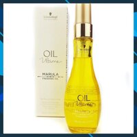 Tinh dầu dưỡng tóc sợi mảnh đến trung bình Schwarzkopf OIL Ultime Marula Finishing Oil 100ml màu vàng nhạt