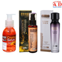 Tinh dầu dưỡng tóc Unique Serum Crystal - Essence - Luxury bóng suôn mượt, chống chẻ ngọn CTY Tứ Quý