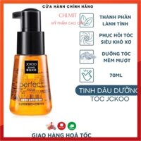 Tinh Dầu Dưỡng Tóc Uốn, Nhuộm, Tóc Khô Xơ Jckoo 70ml Phục Hồi Hư Tổn, Tạo Nếp Tóc Mềm Mượt - CHI.MIT