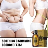 Tinh Dầu Gừng EELHOE 10ml Dầu Massage Giảm Béo Toàn Thân Đốt Cháy Mỡ Giảm Cân