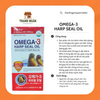 Tinh Dầu Hải Cẩu Hàn Quốc New Omega 3 Harp Seal Oil Date 2027