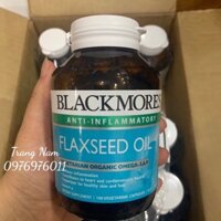 Tinh Dầu Hạt Lanh Blackmores Flaxseed Oil 1000mg Hộp 100 Viên