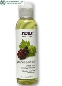 Tinh dầu hạt nho Now Grapeseed 118ml