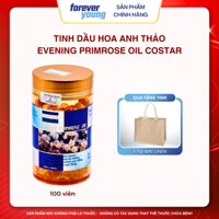 Tinh dầu hoa anh thảo Evening Primrose Oil Costar, Hỗ Trợ Nội Tiết Tố, Úc chính hãng, hộp 100 viên
