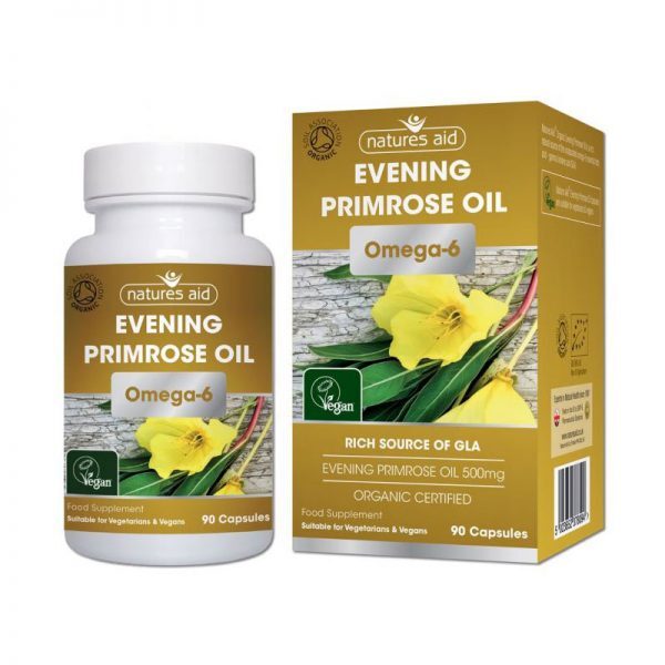 Tinh dầu hoa anh thảo Natures Aid Evening Primrose Oil 90 viên