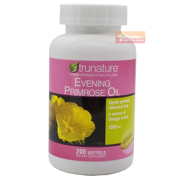 Tinh dầu hoa anh thảo Trunature Evening Primrose Oil