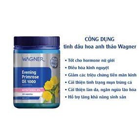 Tinh dầu hoa anh thảo Wagner Evening Primrose Oil