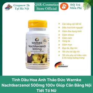 Tinh dầu hoa anh thảo Warnke Nachtkerzenol 500mg - 100v