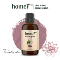 Tinh Dầu Hoa Sen Việt Nam Homer 100ml - Chính Hãng, Đạt Chuẩn Kiểm Định Cao Cấp - Tinh Dầu Xông Thơm Phòng, Thư Giãn, Khử Mùi hiệu quả - 20ml
