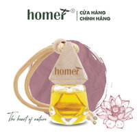Tinh Dầu Hoa Sen Việt Nam Homer 100ml - Chính Hãng, Đạt Chuẩn Kiểm Định Cao Cấp - Tinh Dầu Xông Thơm Phòng, Thư Giãn, Khử Mùi hiệu quả - Treo xe 7ml