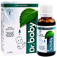 Tinh dầu húng chanh Dr. Baby, dùng cho người bị cảm cúm, sổ mũi, ho, sức đề kháng kém