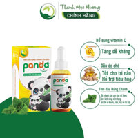 Tinh Dầu Húng Chanh Panda 30ml Thanh Mộc Hương Tăng Đề Kháng, Giảm Ho, Sổ Mũi , Sốt, Viêm Họng