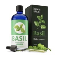 Tinh dầu húng quế hữu cơ Organic Lagunamoon Basil Essential Oil 150ml USA