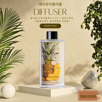 Tinh Dầu Khuếch Tán Nước Hoa Cao Cấp AROMA FLAVUM - Hương Nước Ép Dứa Ngọt Ngào