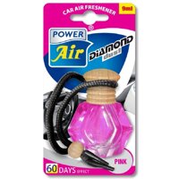 Tinh dầu khuếch tán treo ô tô Power Air Car freshener Diamond Dust Pink 9ml POA6347 (Hương hoa hồng) [bonus]