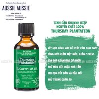 Tinh dầu khuynh diệp Úc nguyên chất 100% Thursday Plantation Eucalyptus Oil 50ml 100ml aussie.vn