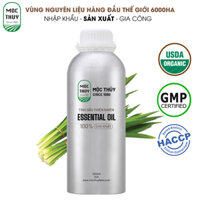 Tinh Dầu Lá Dứa Nguyên Chất Hữu Cơ MỘC THỦY 100ML - Pandan Essential Oil - Khử Mùi Xông Thơm Phòng, Thư Giãn - Đạt chuẩn chất lượng kiểm định - 1L