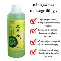 Tinh dầu ngải cứu chai 1000ml dùng massage body thư giãn dưỡng sinh