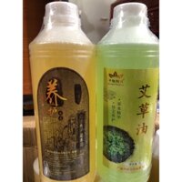 Tinh dầu ngải cứu, gừng massage body chai 1 lít