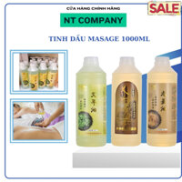 Tinh dầu ngải cứu, gừng massage body chai 1000ml