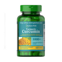 Tinh dầu nghệ Puritan’s Pride Turmeric Curcumin 1000mg 60 viên
