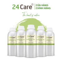 Tinh dầu Nguyên chất 24Care dung tích 1000ml - Chiết xuất thiên nhiên, khử mùi, thơm phòng, giúp tinh thần tỉnh táo. - 1L - Bưởi VN