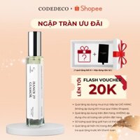 Tinh dầu nước hoa CODEDECO Hanoi 29 Glamor 10ml Nhẹ Nhàng, Thanh Lịch, Tinh Tế