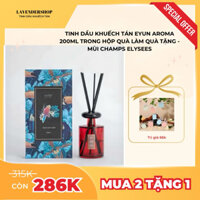 Tinh dầu nước hoa khuếch tán thơm phòng làm quà tặng Eyun Aroma E45 200ml mùi Champs elysees