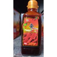 Tinh dầu ớt cay hàn quốc 550ml (nấu mì cay, bánh gạo cay, gà xào cay....) 캡사이신 소스