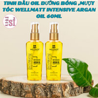Tinh dầu phục hồi tóc Wellmate Keratin Argan Oil 60ml vàng, nuôi dưỡng, bảo vệ tóc hiệu quả( Chính hãng)