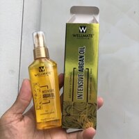 Tinh Dầu Phục Hồi Tóc Wellmate Keratin Argan Oil 60ml Vàng