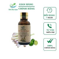 Tinh Dầu Sả Chanh Tinh Dầu Xanh Thiên Nhiên Nguyên Chất Dùng với Máy Xông Giúp Thơm Phòng,Đuổi Muỗi Hiệu Quả Lọ 30ml