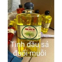 Tinh dầu sả java nguyên chất (chai 500ml) chưng cất thủ công thơm, khử mùi, đuổi côn trùng
