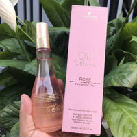 Tinh dầu Schwarzkopf OIL Ultime ROSE Finishing Oil 100ml dưỡng tóc sợi mảnh đến trung bình (màu hồng)