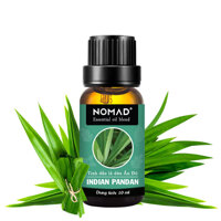 Tinh Dầu Thiên Nhiên Ấn Độ Nomad Essential Oil Blend - Tinh Dầu Xông Phòng, Thư Giản, Đuổi Côn Trùng - Lá Dứa - Indian Pandan - 10ml