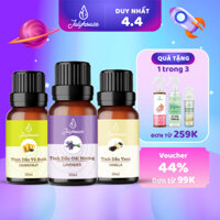 Tinh dầu thiên nhiên nguyên chất Oải Hương, Hương Tháo, Vỏ Bưởi, Ngọc Lan Tây, Hoa Lài JULYHOUSE 10ml thơm phòng