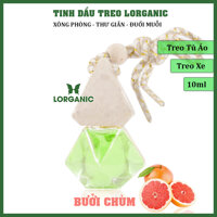 Tinh dầu thiên nhiên treo xe hơi, tủ áo Lorganic, hương thơm thiền tịnh - Bưởi Chùm