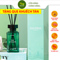 Tinh dầu thơm phòng VaromaS Green Spirit lọ khuếch tán nước hoa nguyên chất TẶNG que gỗ tán hương cao cấp KT62 200ml