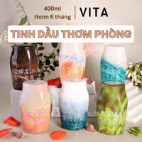Tinh Dầu Thơm Phòng Vita - Tinh Dầu Khử Mùi Nhà Vệ Sinh, Sáp Thơm Phòng Ngủ, Tủ Quần Áo, Xe 400ml {Hàng Nội Địa Trung}