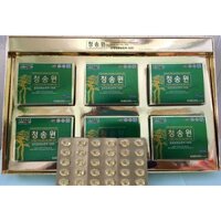 Tinh dầu thông đỏ hàn quốc Cheongsongwon chính hãng, hộp xanh 180 viên